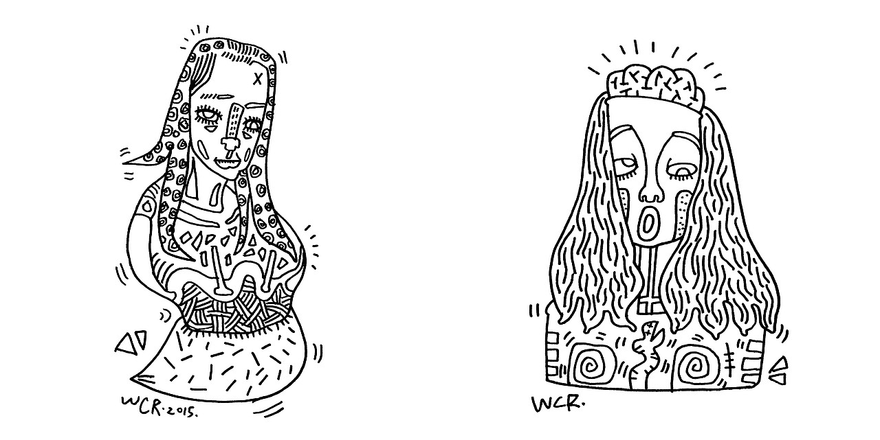 FaceDoodle│怪相涂鸦（图ZNjQ1ODE3Njg=） - 艺术插画 - 站酷设计师王晨睿原创素材 - 站酷ZCOOL