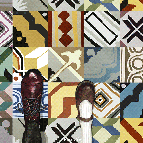 路上(9图)|插画|艺术插画|paco_yao - 原创作品 - 站酷 (zcool)