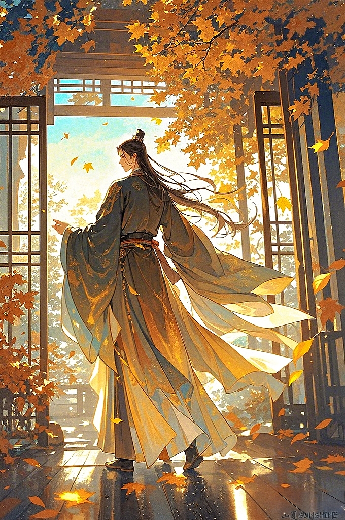 堪图画|榈庭多落叶,慨然知已秋