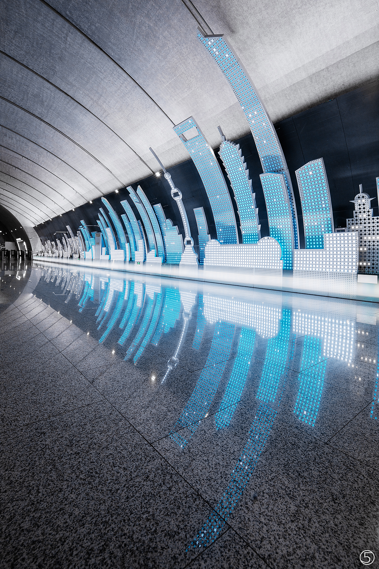 上海最美地铁站地铁—15号线吴中路站