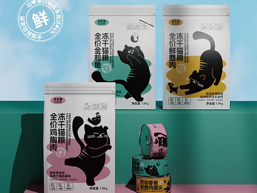 优乐萌猫粮包装设计
