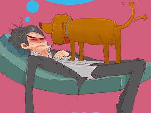 狗上身（个人主页-ZNDc0NzE0NjQ=） - 创作习作 - 站酷设计师有鼻子有眼儿原创素材 - 站酷ZCOOL