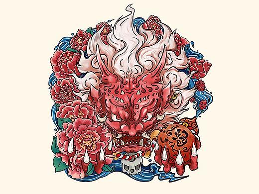 酒吞童子/牡丹