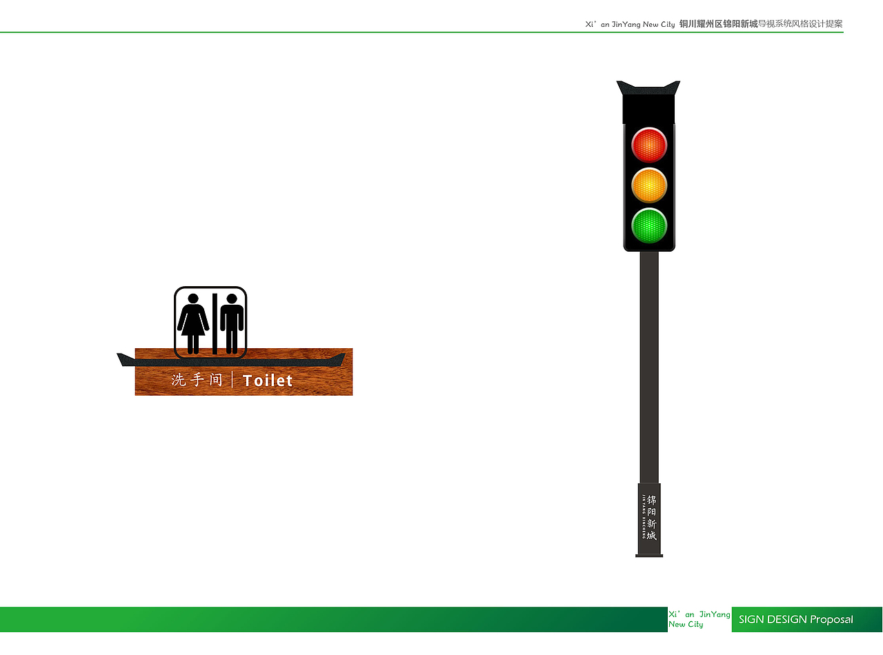 铜川市锦阳新城导识系统设计