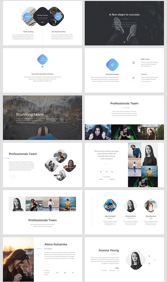 80多页简约时尚团队介绍艺术展示Keynote模板（图ZNjQ4ODMzMTY=） - PPT/Keynote - 站酷设计师顶尖PPT原创素材 - 站酷ZCOOL