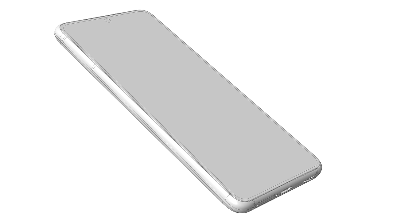 SAMSUNG三星GALAXY S21系列手机3D模型
