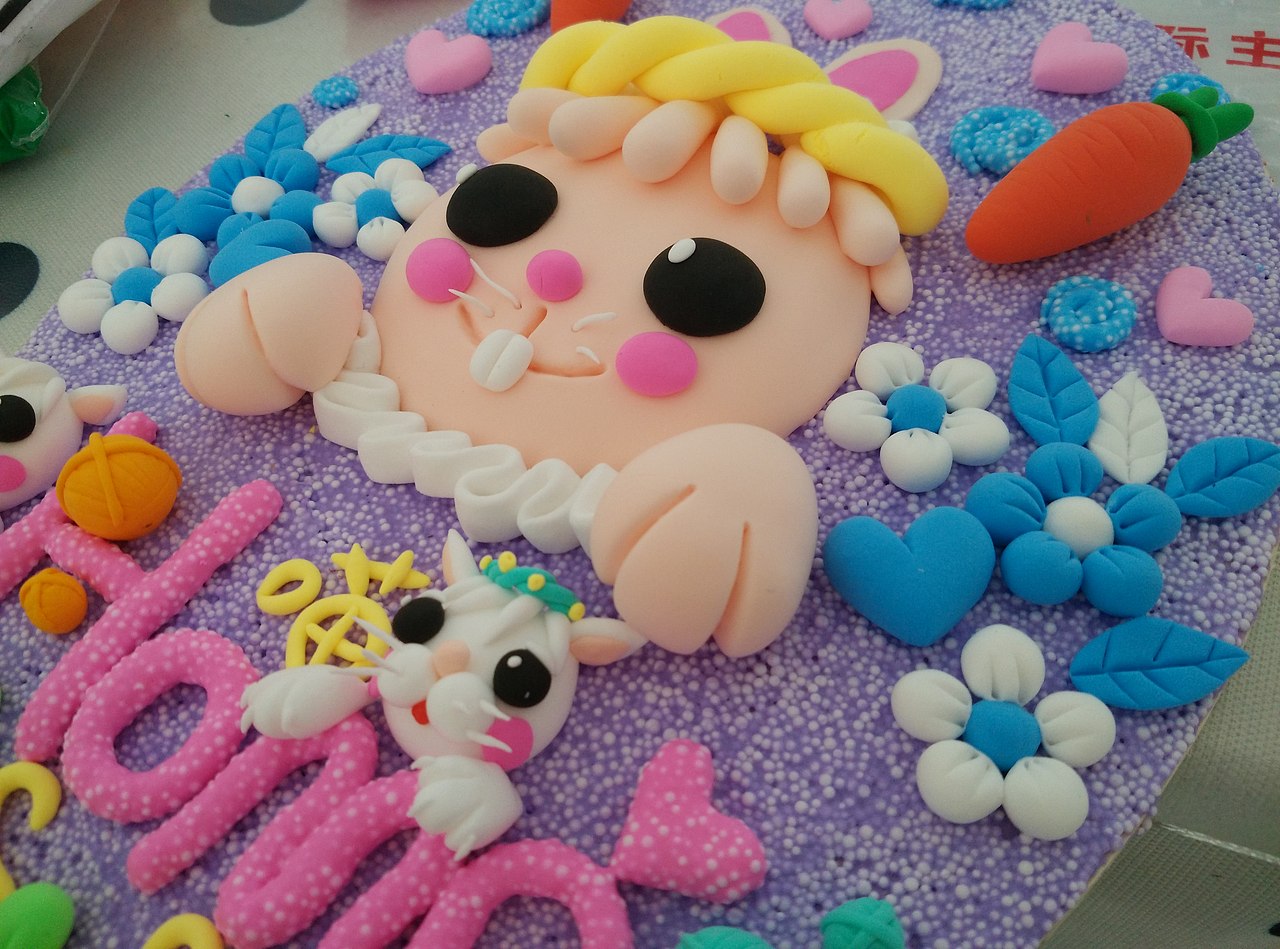 最近迷上了粘土