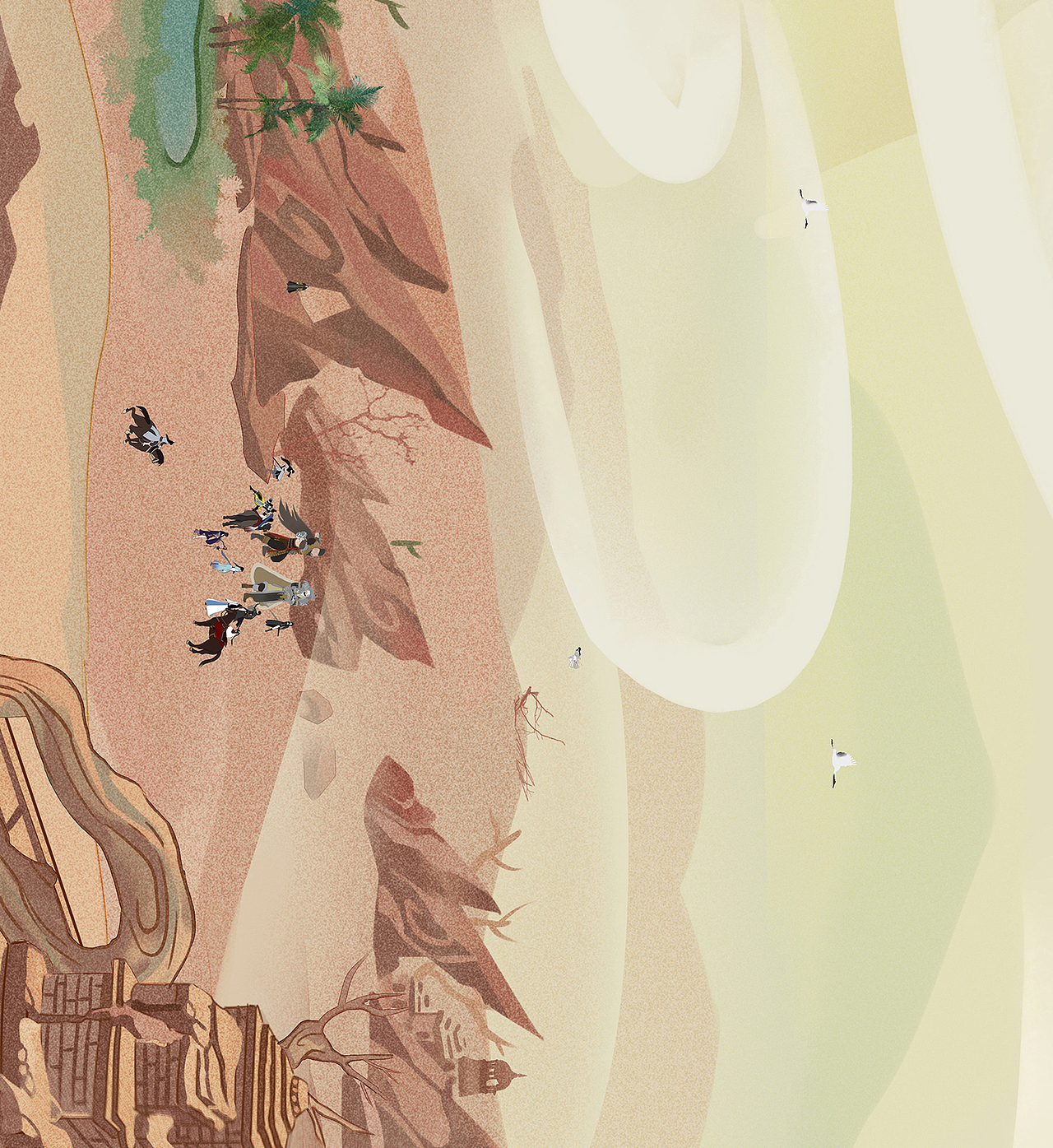 逆水寒江湖长条（图ZMjM4MTczMTU2） - 商业插画 - 站酷设计师郭小天__原创素材 - 站酷ZCOOL