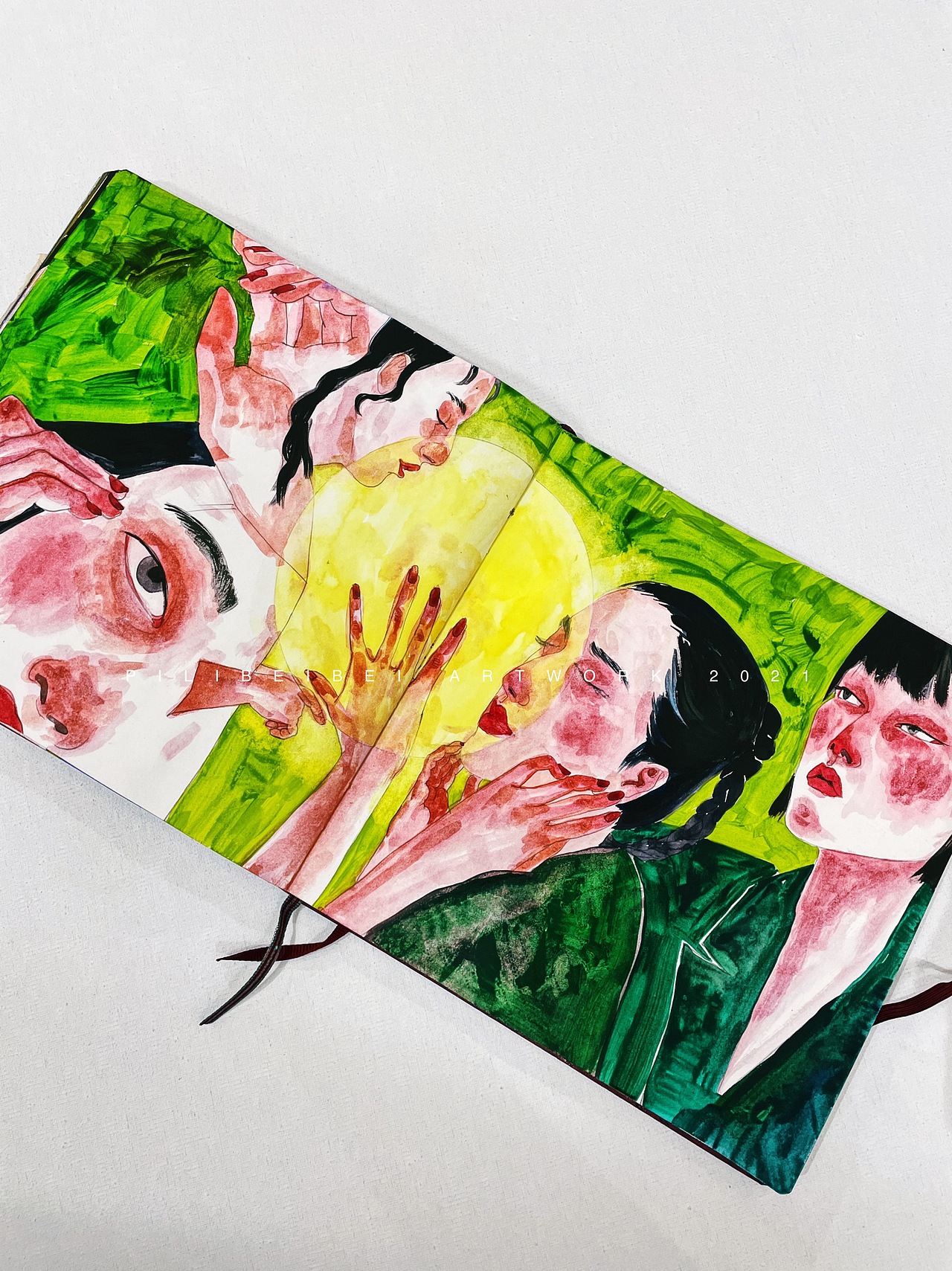 【插画】又，画完一本sketchbook