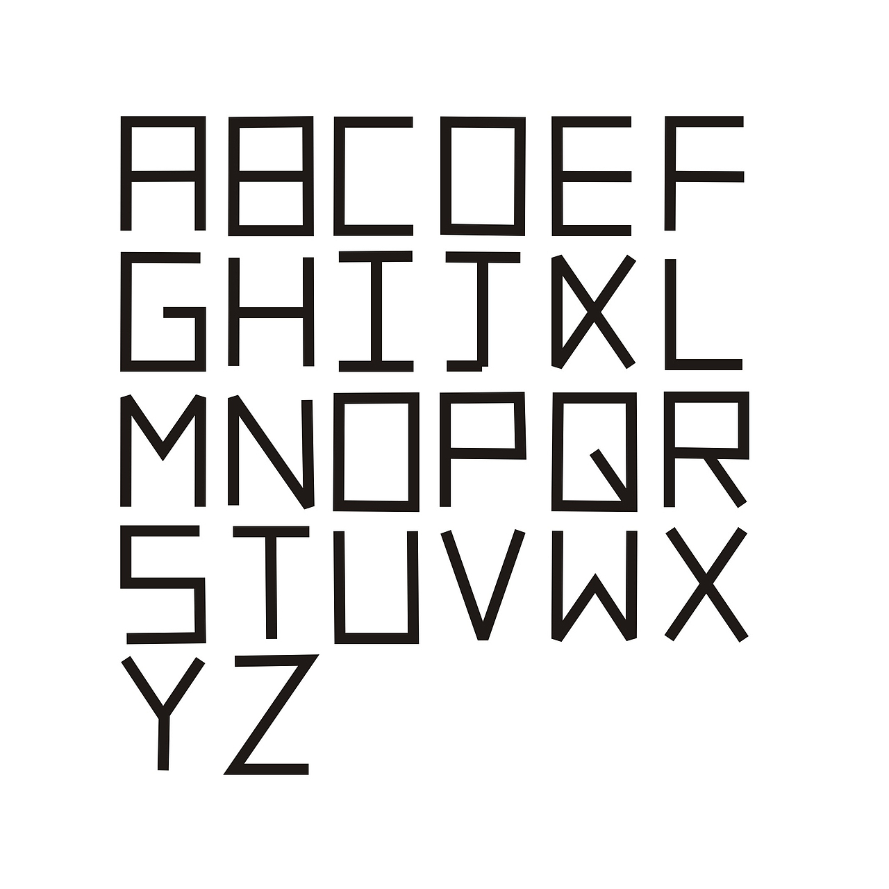 英文字体设计