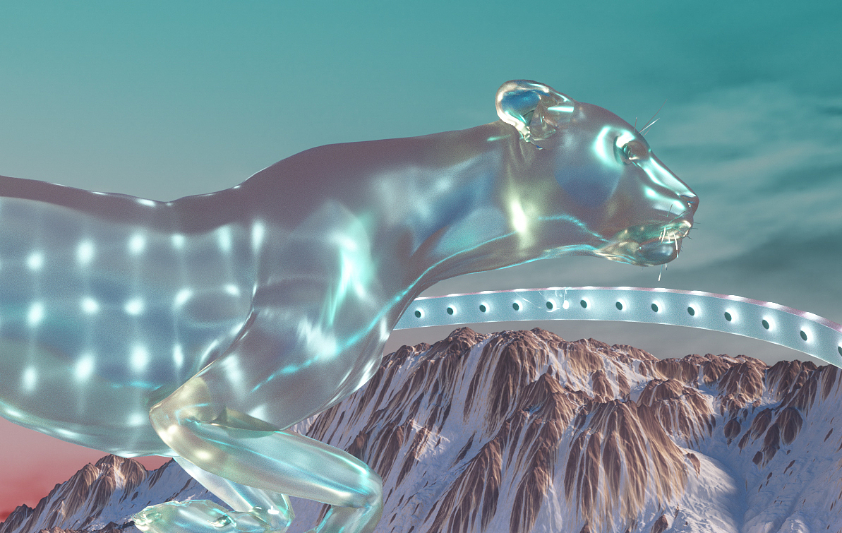 【C4D+Octone】Fila-Pantera宣传海报渲染