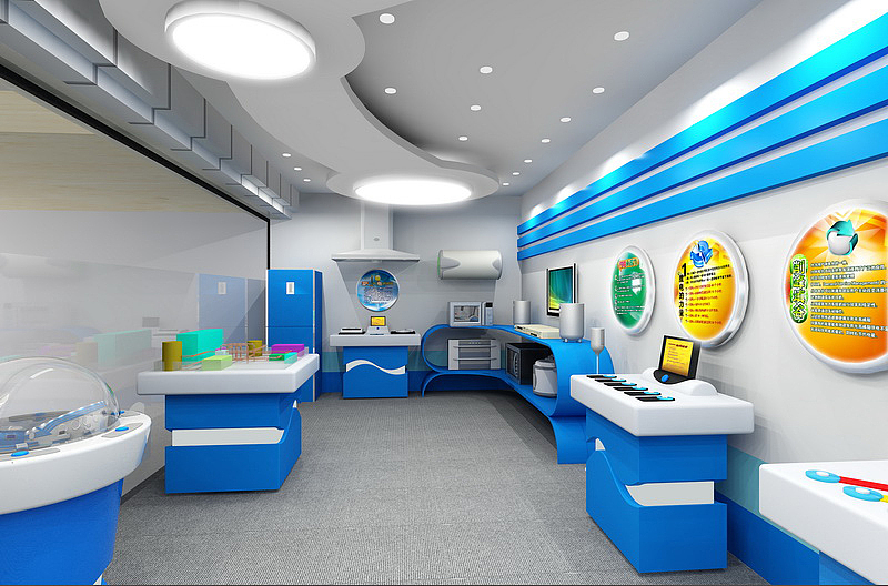 某海滨城市营业厅小展厅设计（图ZMzQ5MzIxMg==） - 其他三维 - 站酷设计师hmck原创素材 - 站酷ZCOOL