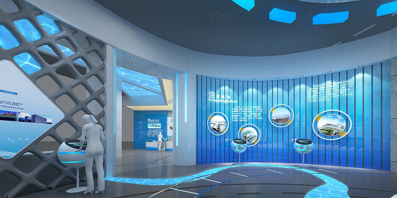 海安城市规划馆设计效果图_赛野展示展厅设计-站酷zcool