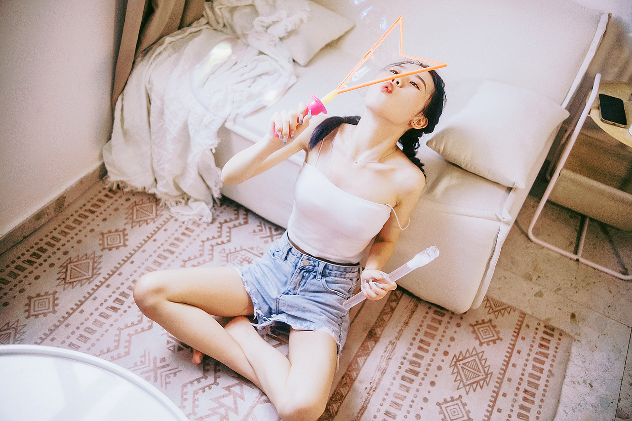 这个7月，像泡沫一样（图ZMzEwMTQxMzUy） - 人像摄影 - 站酷设计师玩摄影的安生原创素材 - 站酷ZCOOL
