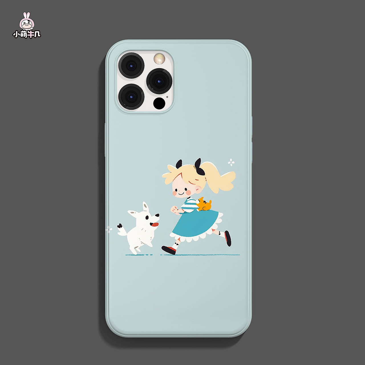 治愈系女孩手机壳图案原创可授权