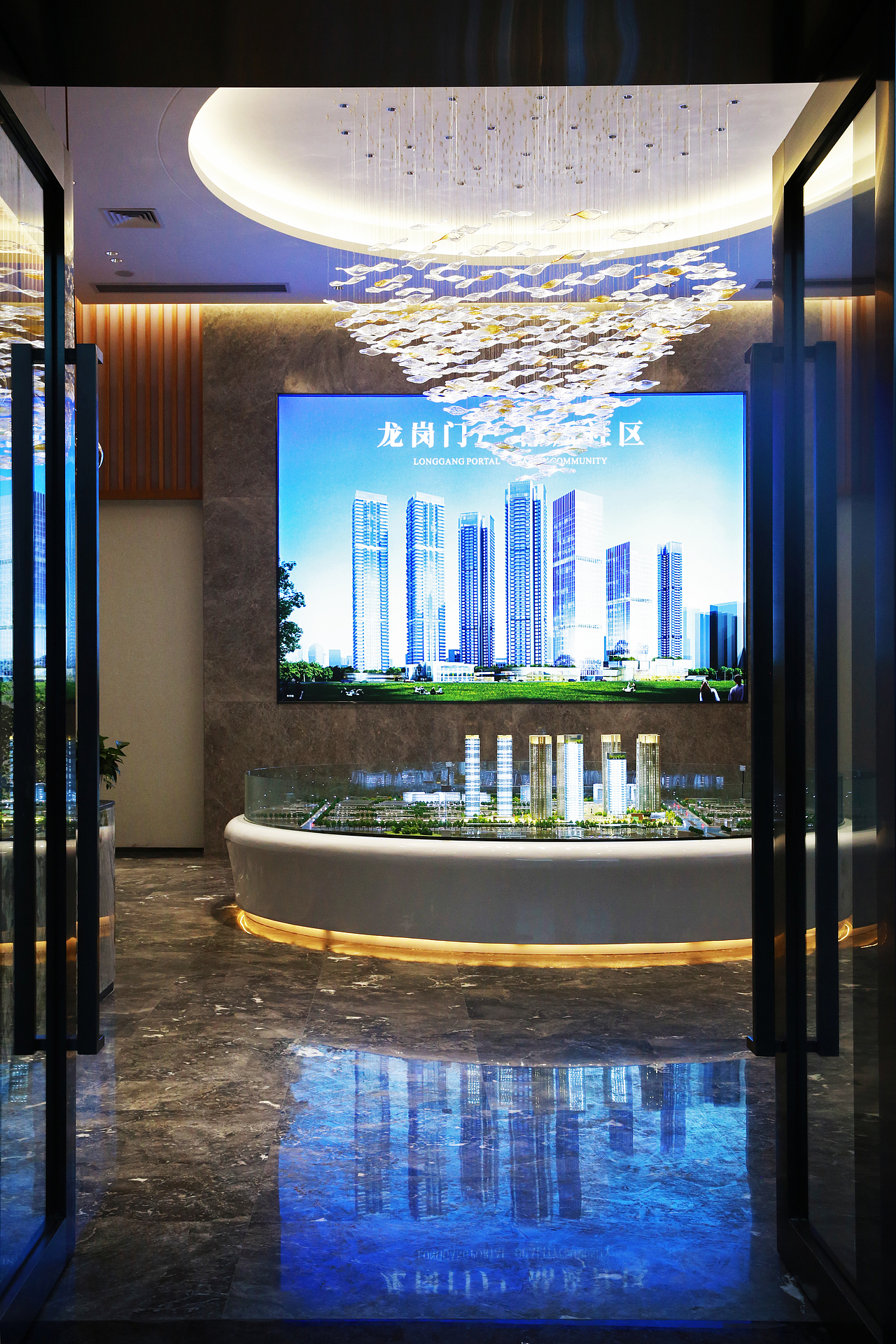 深圳龙岗展厅设计 | 现代中式售楼处设计