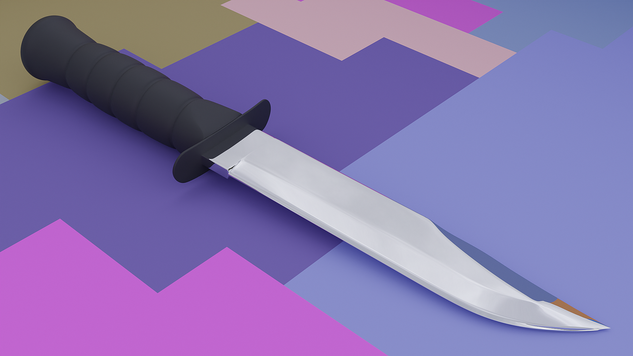 Blender - 建模+渲染（ 匕首-dagger ）（图ZMzM3MTYwODAw） - 产品 - 站酷设计师镇妖十三篇原创素材 - 站酷ZCOOL