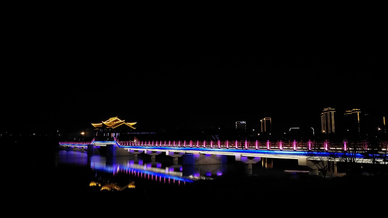 夜色醉美Ⅲ-倒影入清漪