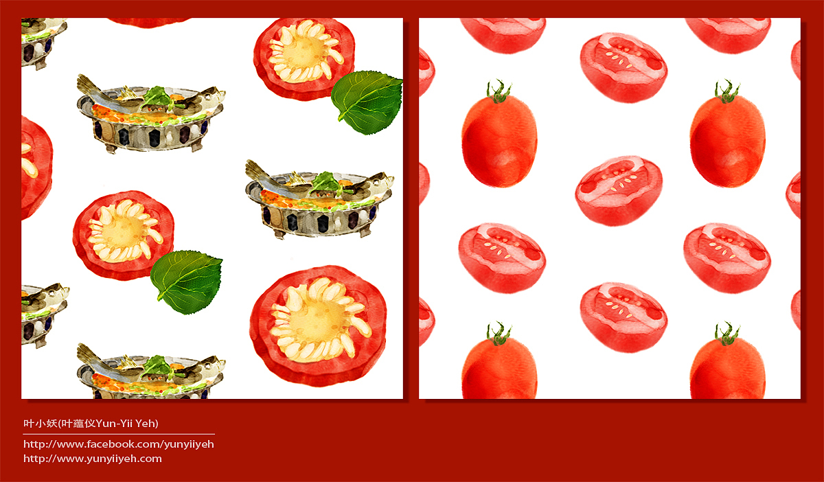 Painter水彩笔刷作品-商业插画:柠檬鱼料理（图ZMzA4NTE2ODQ=） - 商业插画 - 站酷设计师叶小妖YunYiiYeh原创素材 - 站酷ZCOOL