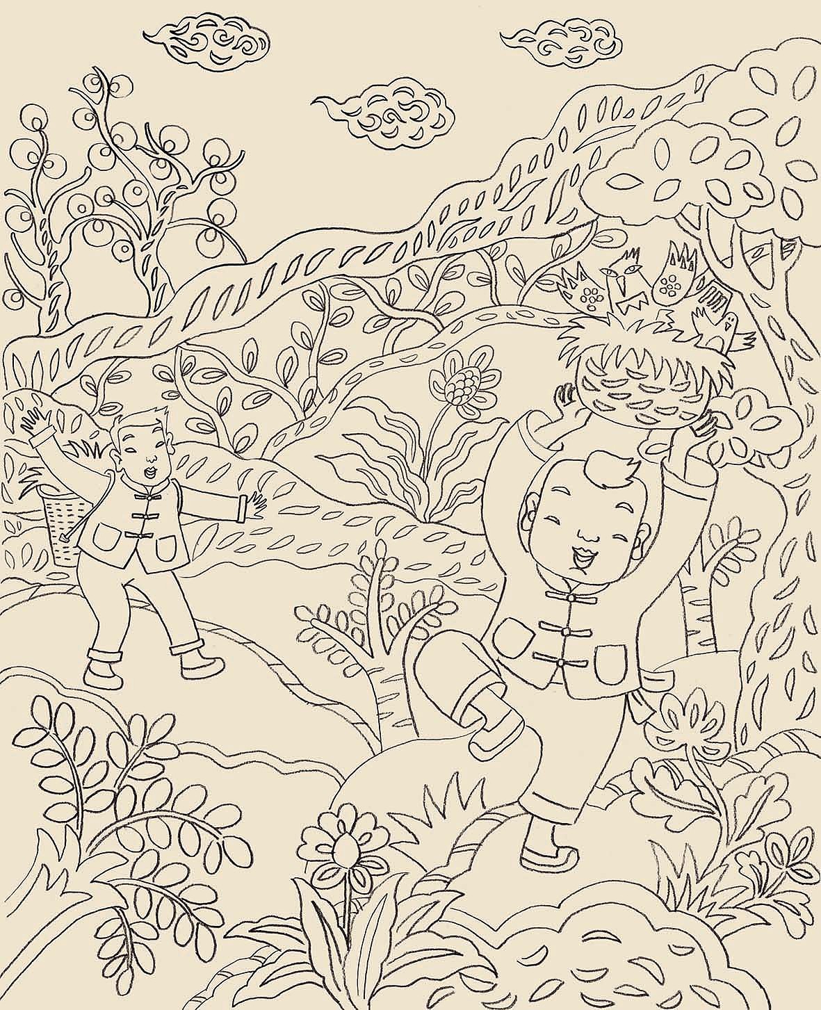 儿插绘本（图ZMTMyNTA2MDcy） - 儿童插画 - 站酷设计师李艳伟0703原创素材 - 站酷ZCOOL