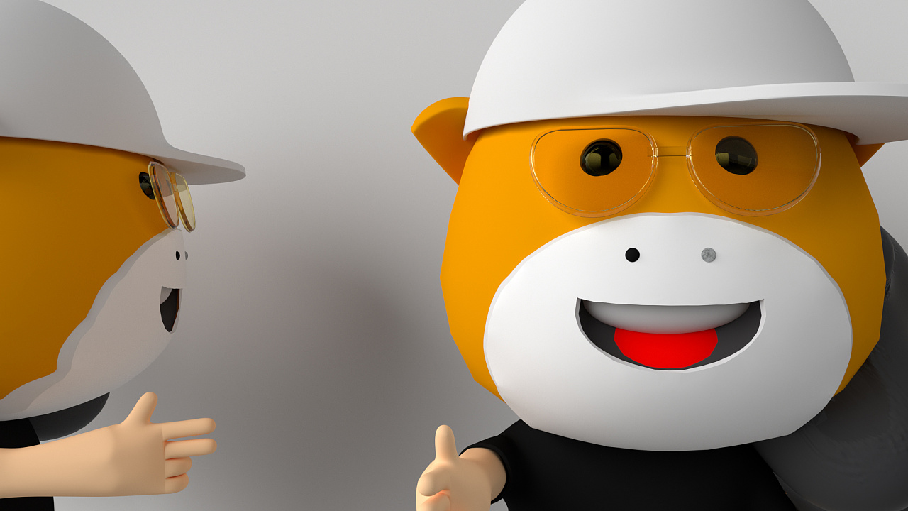 马的形象~这是马!ip 3d c4d oc