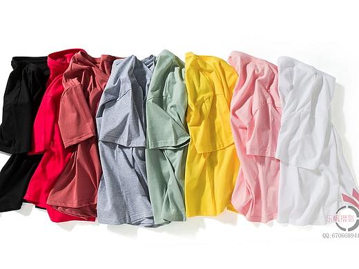 T恤静物拍摄  平铺 造型拍摄  