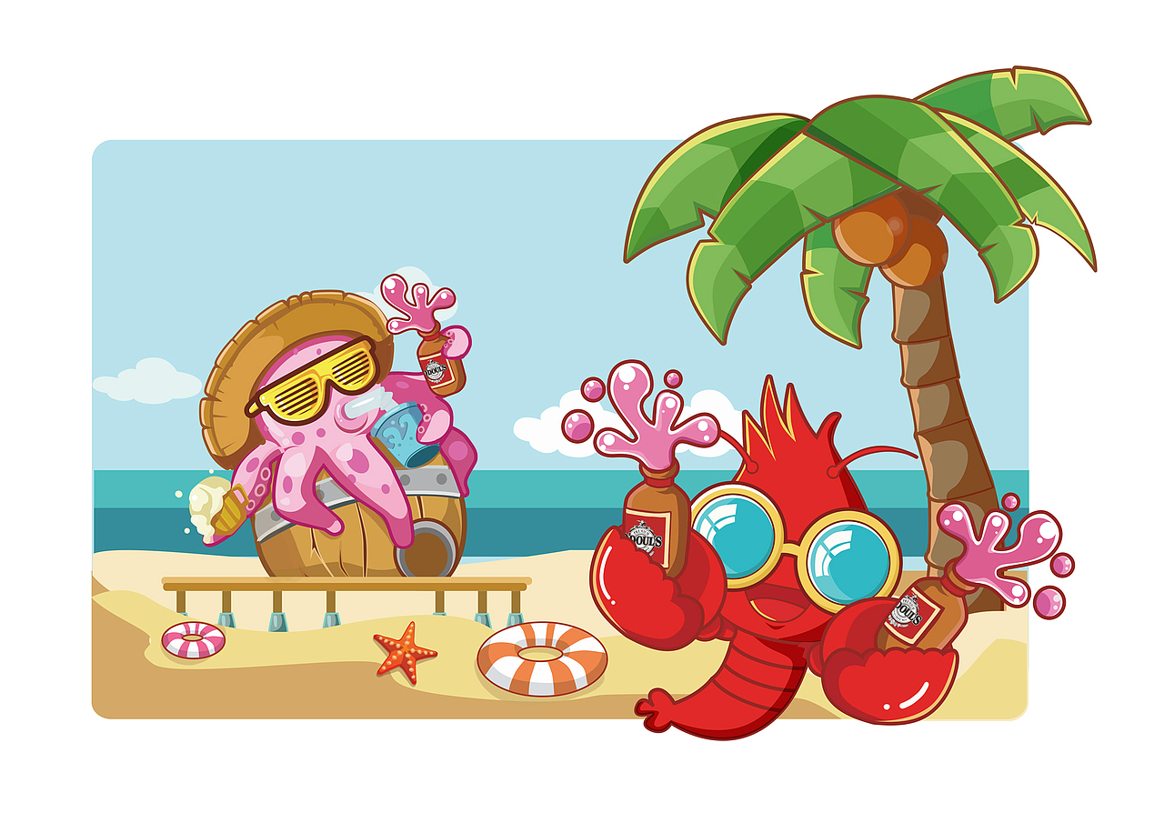 矢量插画练习（图ZMTE2NTQxODE2） - 创作习作 - 站酷设计师AlmaQin原创素材 - 站酷ZCOOL