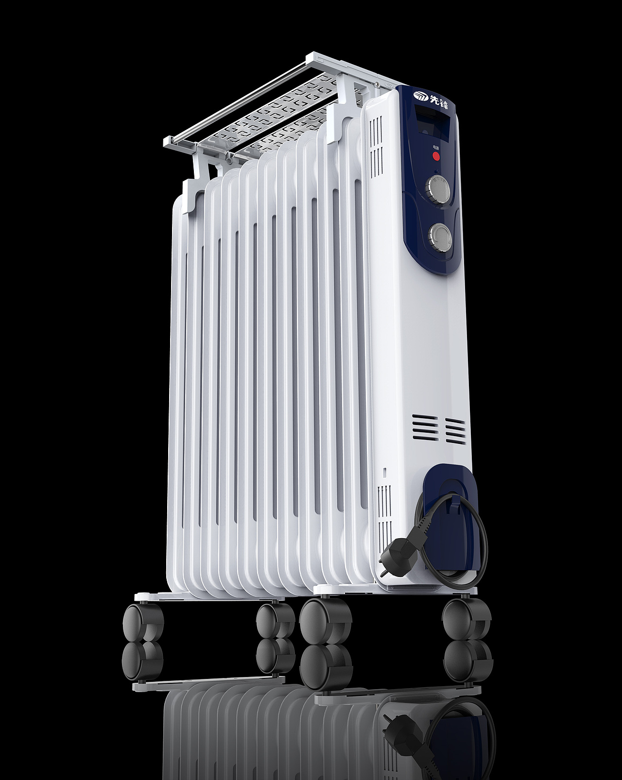 先锋电油汀三维建模渲染（图ZMTMwMDIyNjQ0） - 其他三维 - 站酷设计师一颗坚硬的核桃原创素材 - 站酷ZCOOL