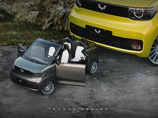 五菱宏光MINI EV四座敞篷车新车预览