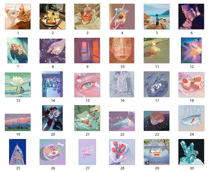 「色彩总结」30天速涂打卡（图ZMjAyMjU3MTcy） - 艺术插画 - 站酷设计师Twilight千无颜原创素材 - 站酷ZCOOL