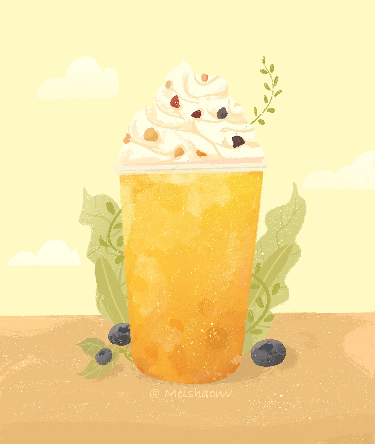 插画美食（图ZMjMxNDUyNjky） - 创作习作 - 站酷设计师美少女MM原创素材 - 站酷ZCOOL