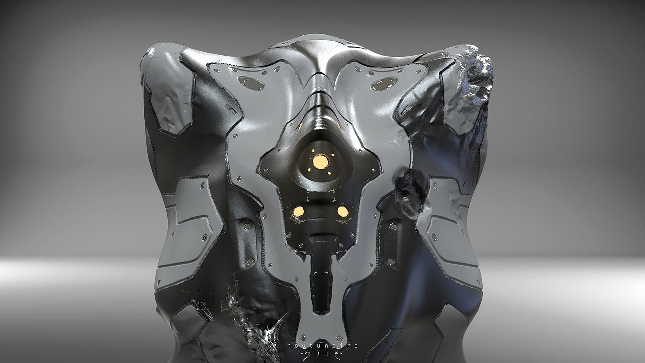 zbrush 硬表面2小时雕刻练习（图ZMTQyMTE2NjQw） - 机械/交通 - 站酷设计师滚烫太阳鸟原创素材 - 站酷ZCOOL