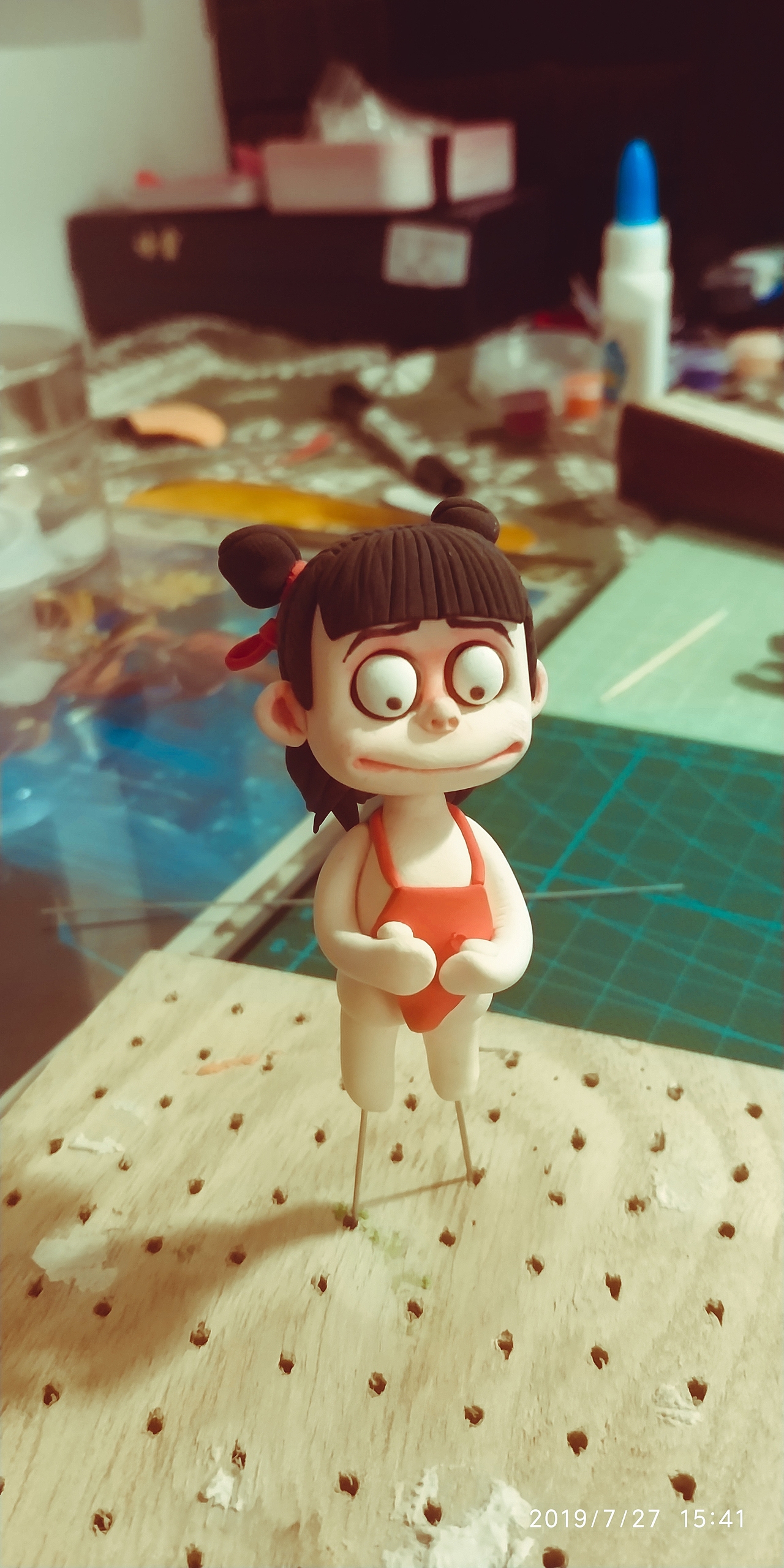 哪吒魔童现世超轻粘土手办