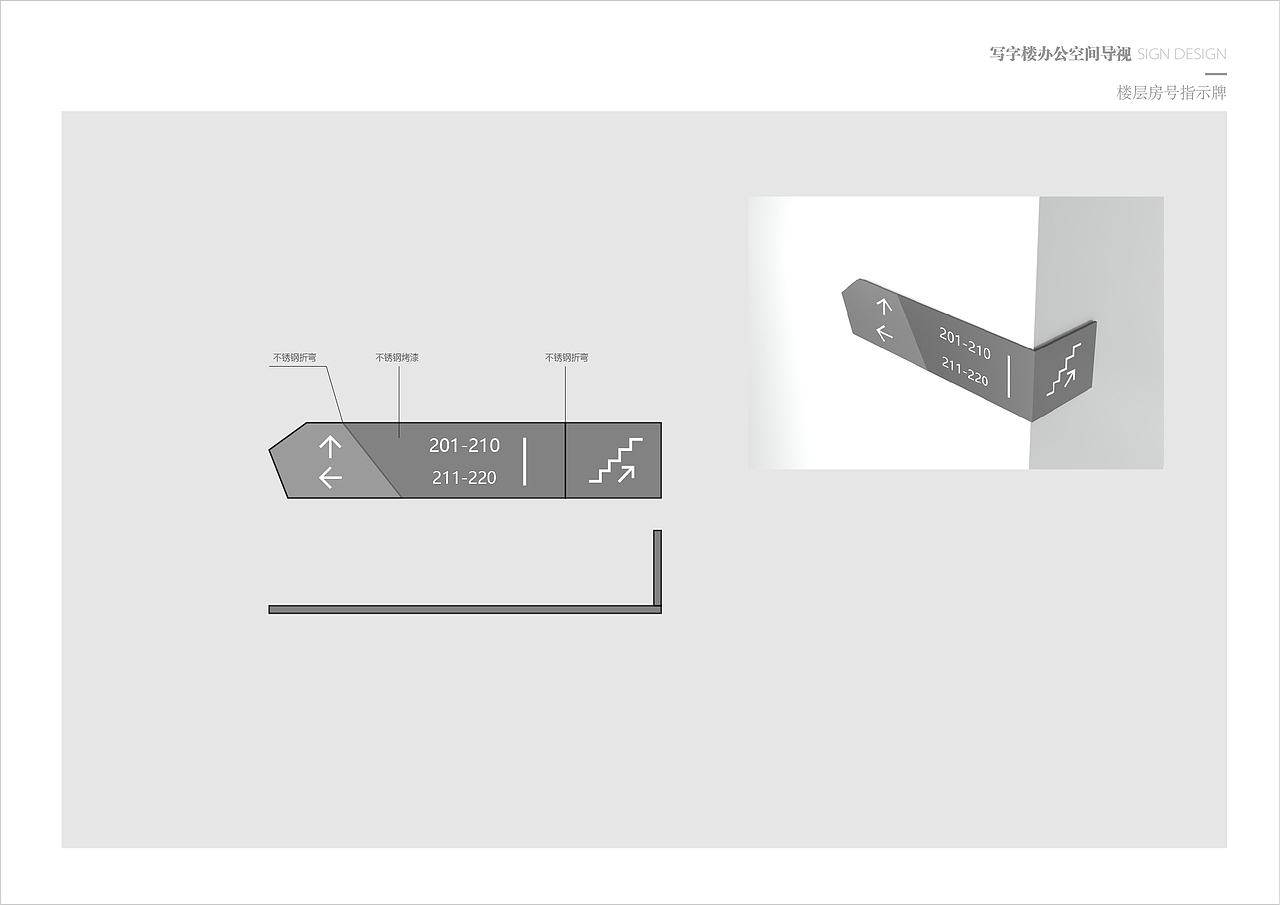高端写字楼办公空间导视系统设计（图ZMTIyNzc5MjU2） - 商业空间设计 - 站酷设计师华阳吴彦祖原创素材 - 站酷ZCOOL