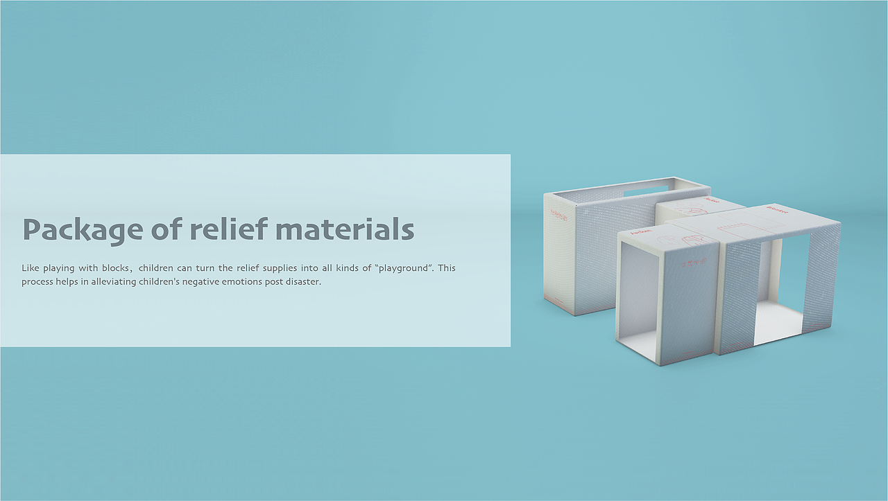 救灾物资包装重设计