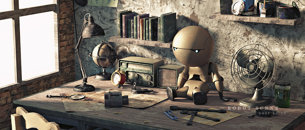 C4D OC场景练习（图ZMjQzNDE0ODQ4） - 其他三维 - 站酷设计师yang阳yang原创素材 - 站酷ZCOOL