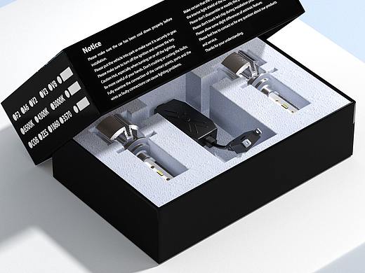 汽车灯产品一套建模渲染