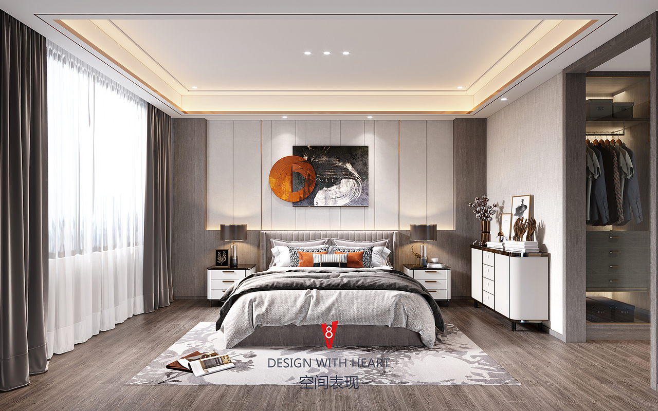 v8空间设计 |后现代轻奢案例赏析