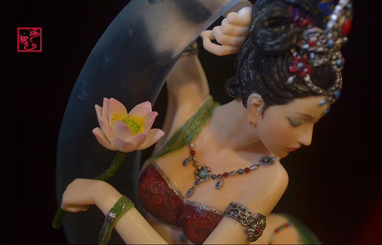 海龙原创飞天系列之《问情》（图ZMjk0Nzc2OTI=） - 手办/模玩 - 站酷设计师玩泥巴的海龙原创素材 - 站酷ZCOOL