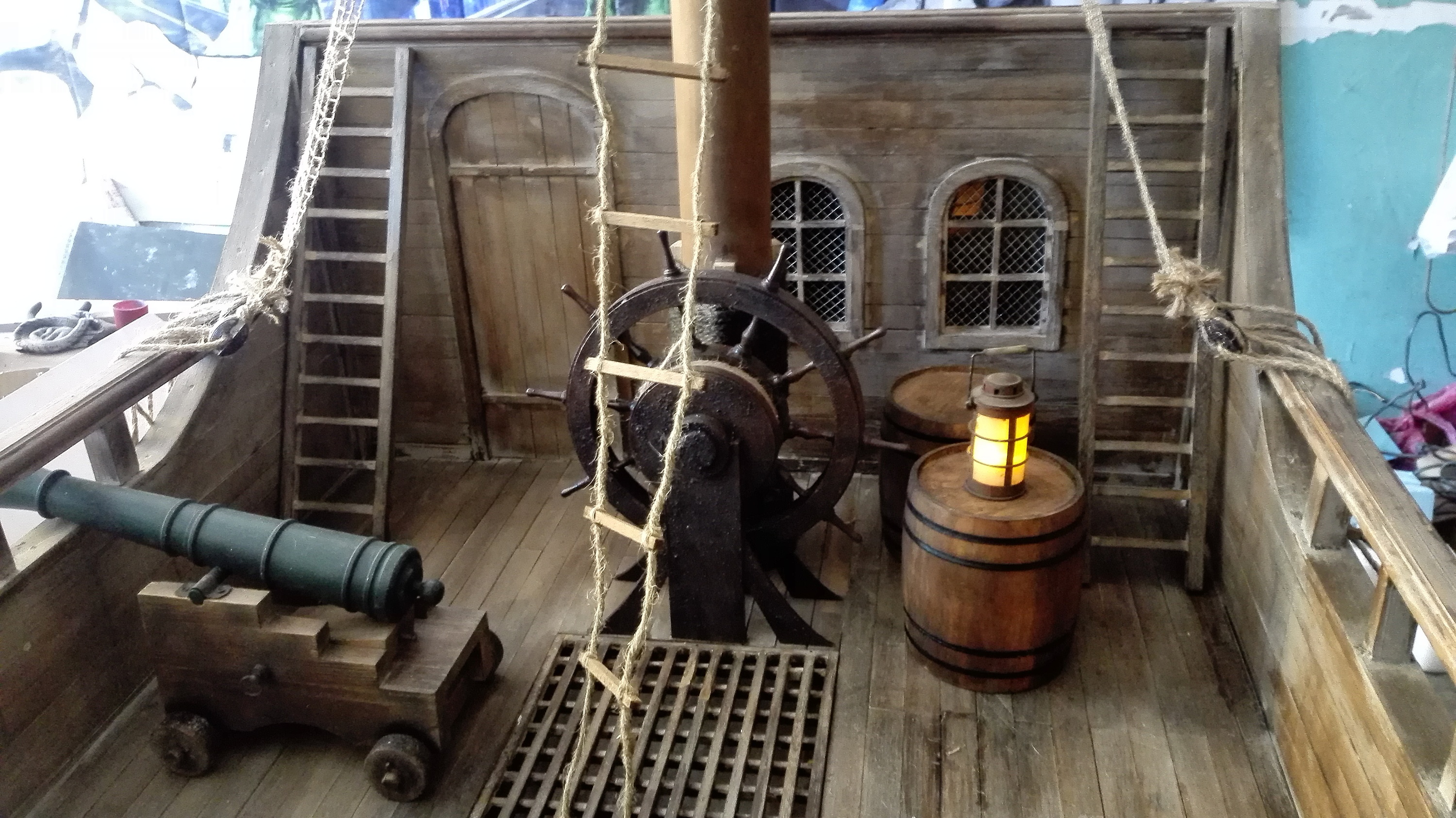 海盗船甲板制作配套1/6兵人