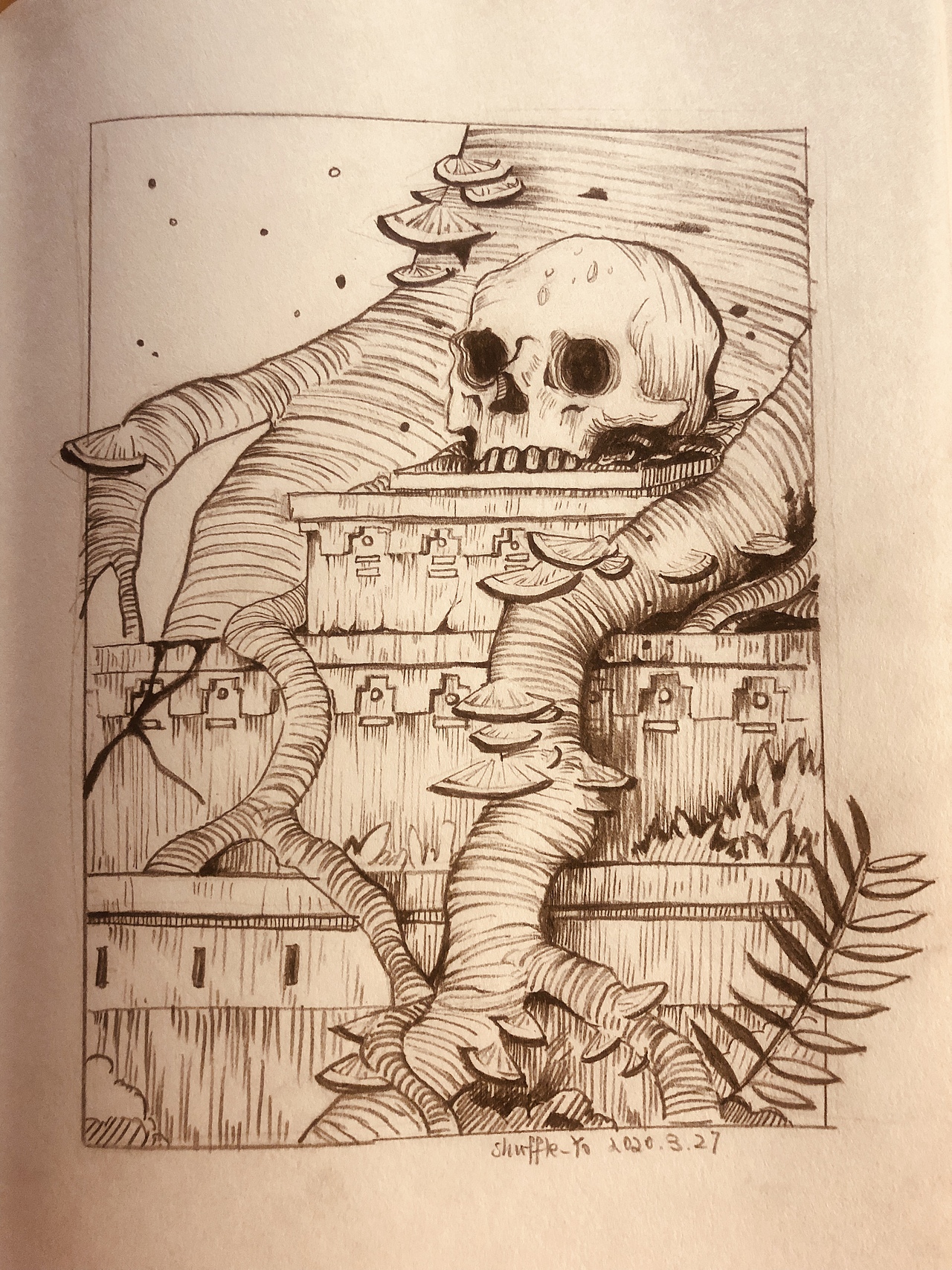 临摹练习3（图ZMjExNTc5Mjcy） - 创作习作 - 站酷设计师Shuffle_Yo原创素材 - 站酷ZCOOL