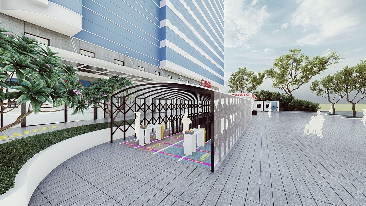 不忘初心，医往前行——医院展示园地景观改造设计！（图ZMzIzMzI4MTAw） - 景观设计 - 站酷设计师诗意景观原创素材 - 站酷ZCOOL