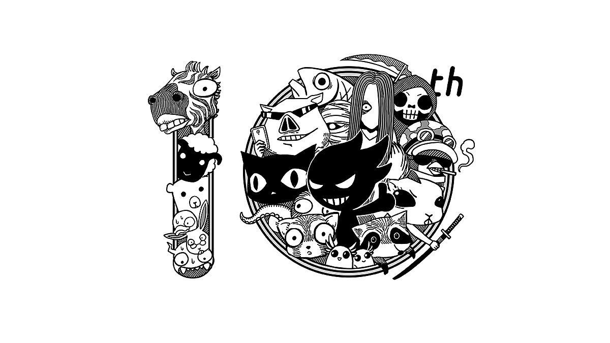 站酷十周年—热闹的10（图ZNTQwMzk4NDA=） - 创作习作 - 站酷设计师汐沥原创素材 - 站酷ZCOOL