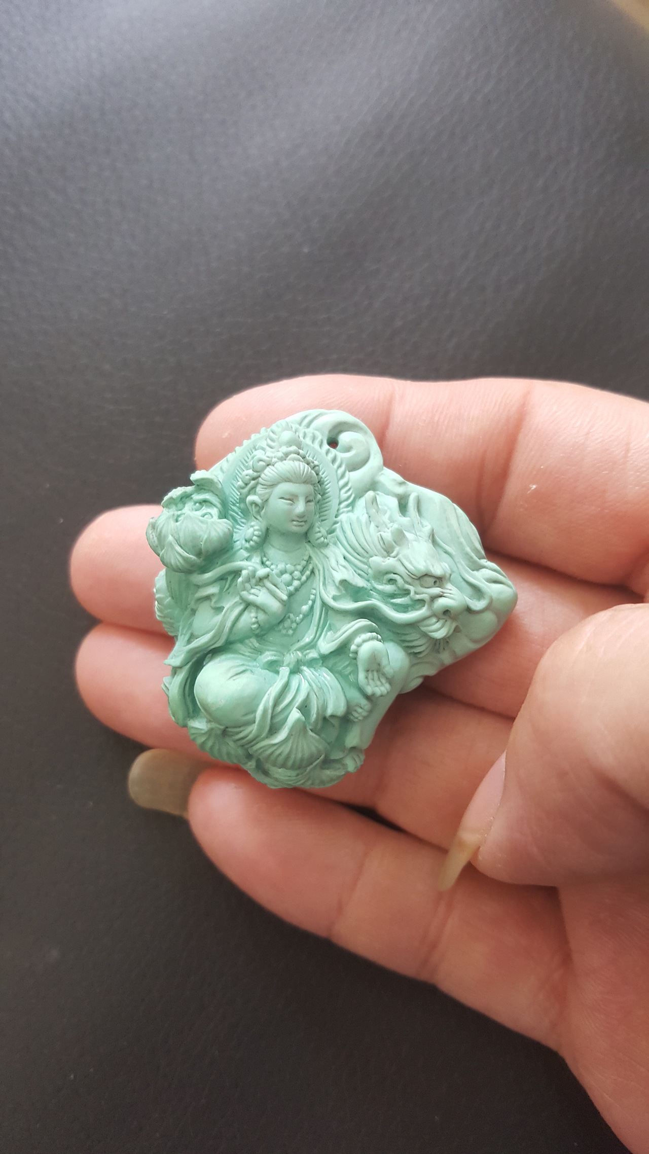 大势至菩萨（图ZMTIxNTU1ODEy） - 工艺品设计 - 站酷设计师传勇巧雕工作室原创素材 - 站酷ZCOOL