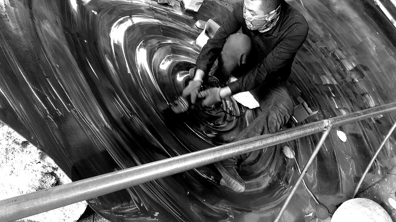 上下部分离最终满焊焊接