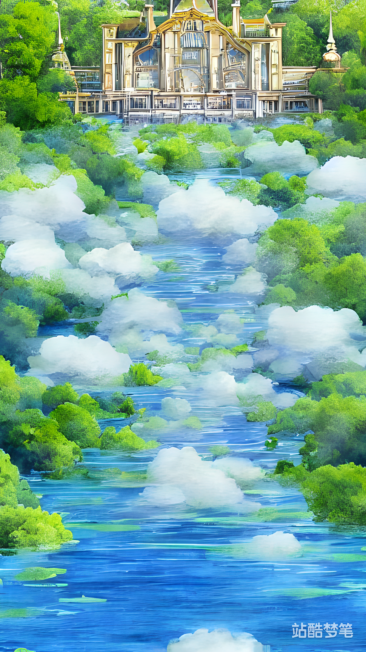 #站酷梦笔#天国城堡