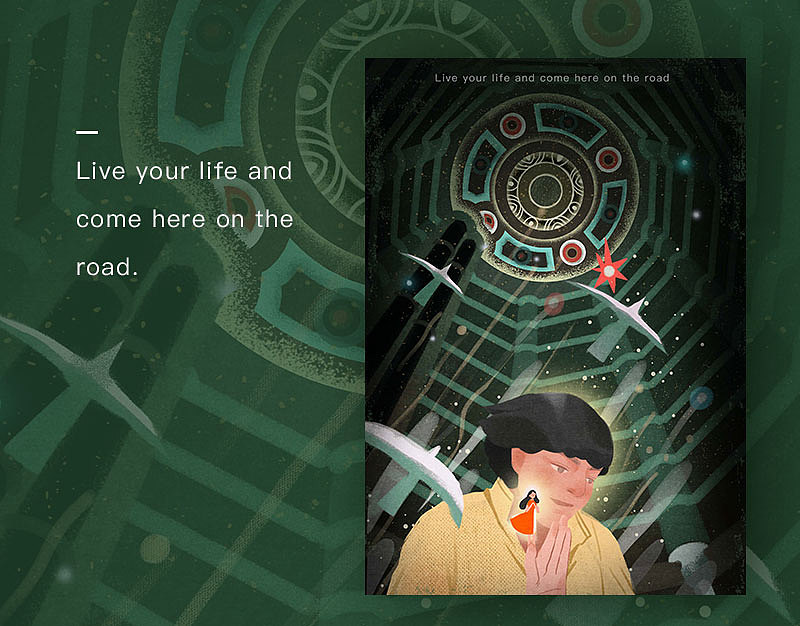 你好时光-系列日常插画