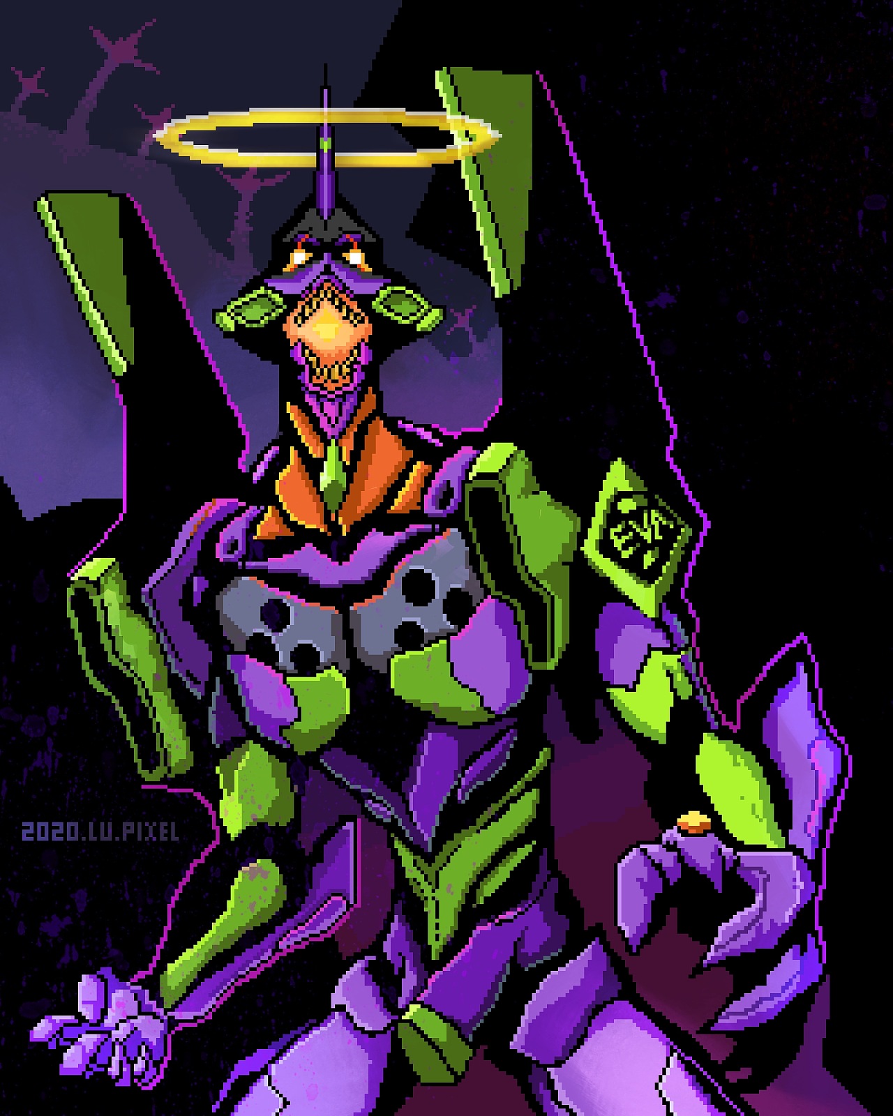 商稿一张,暴走1号机