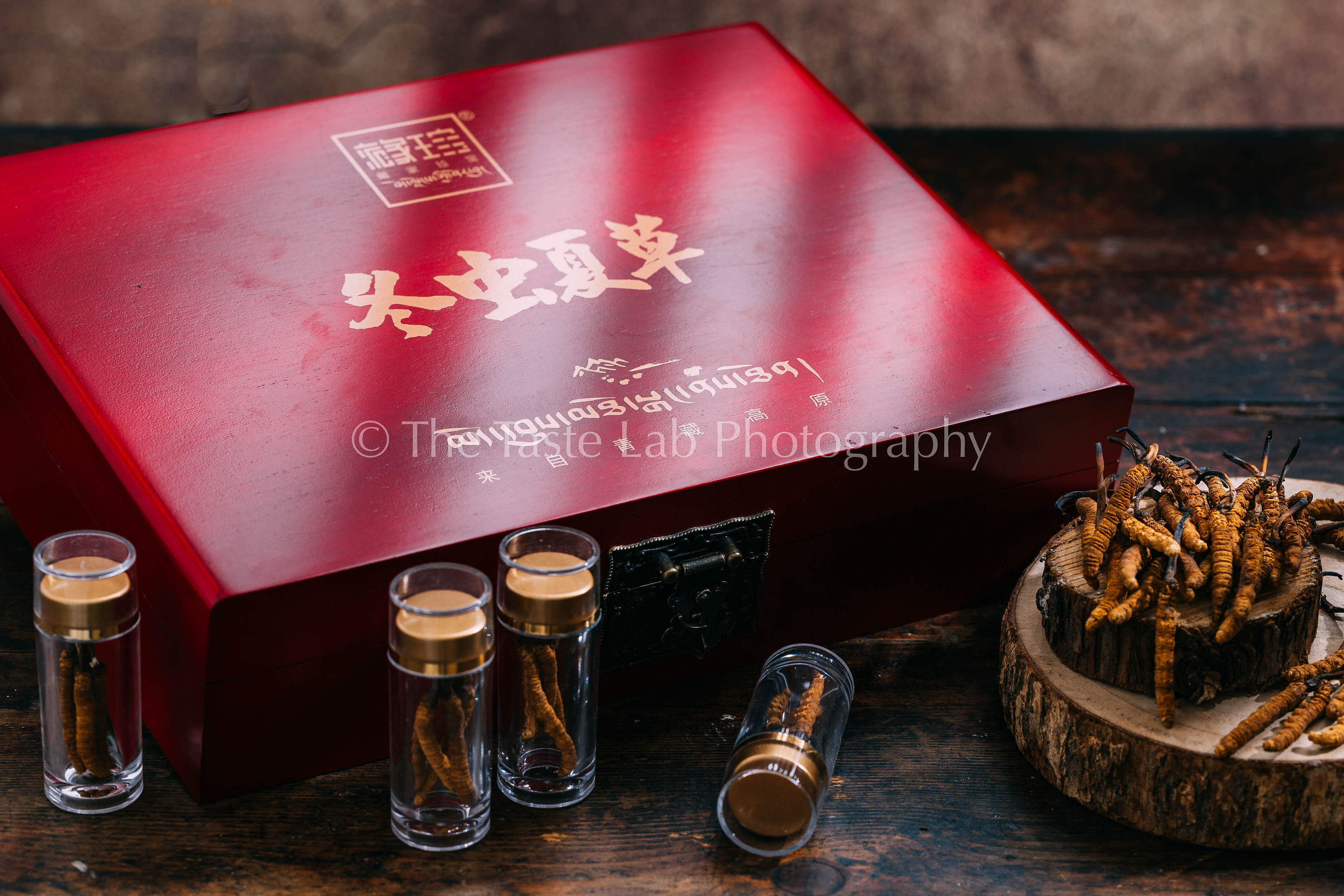 客片| 藏家珍宝虫草礼盒拍摄