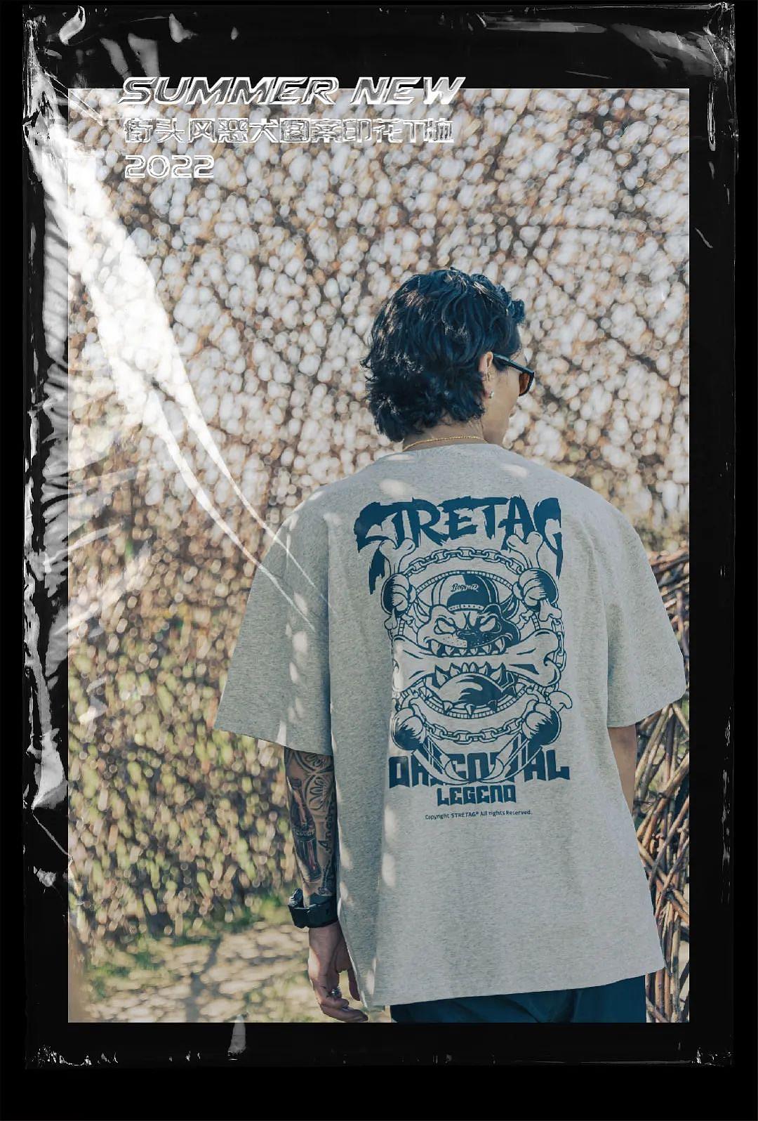 恶犬短袖（图ZMzEwNzE2MDY0） - 休闲/流行服饰 - 站酷设计师STRETAG思锐泰格原创素材 - 站酷ZCOOL